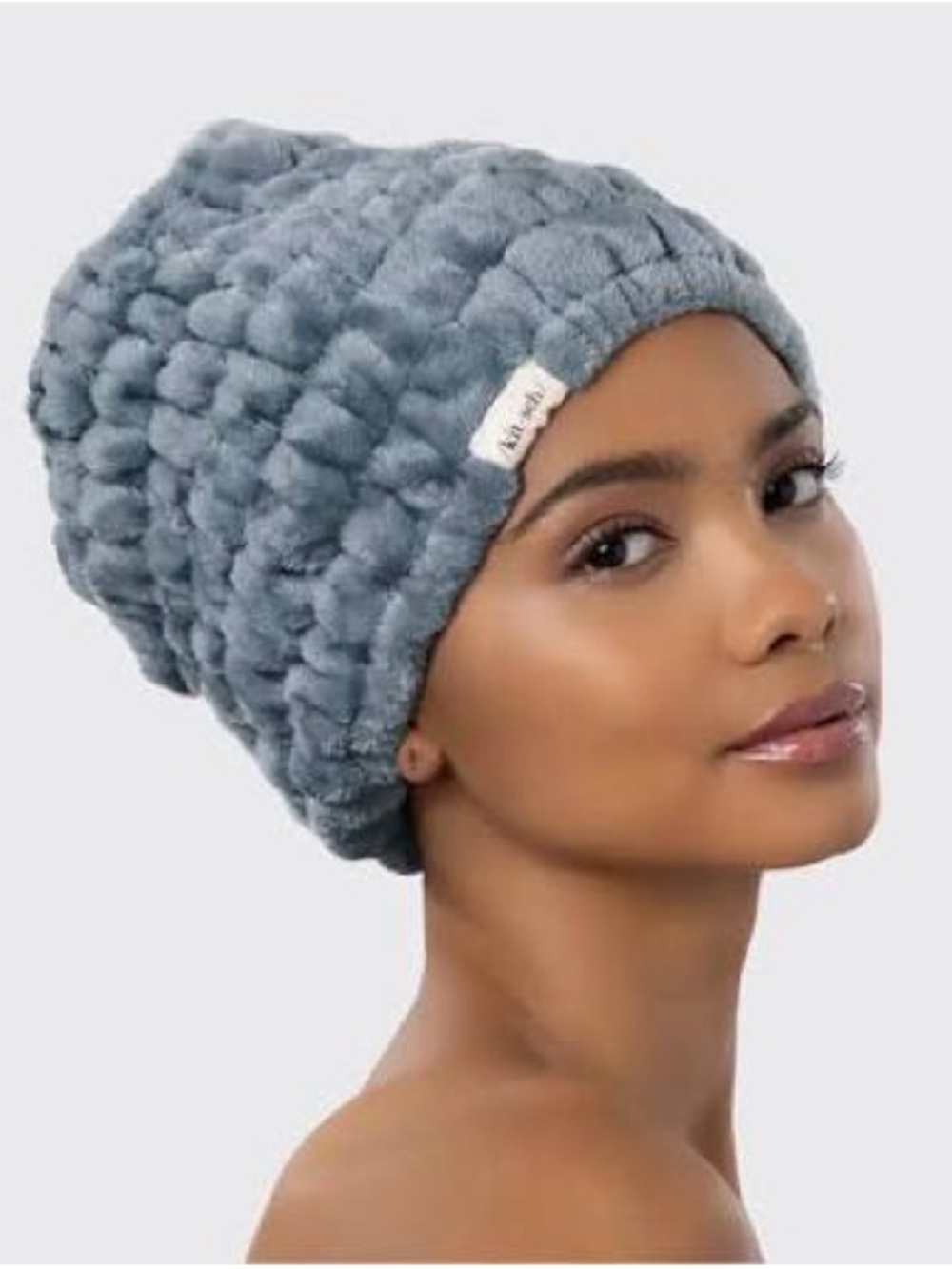 Kitsch Extra Wide Spa Headband - Light Blue Plush